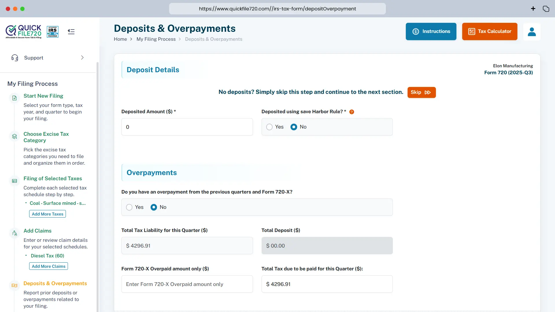 Form720-Online-Filing-Guide-Step9